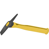 Plastic Handle Chipping Hammers, 11-7/8", 20 oz. Head, Steel 380-1865 | Johnston Equipment