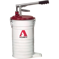 Manual Lubrication Pumps - Volume Delivery Bucket Pumps, Ductile Iron, 1 oz./Stroke, Fits 5 gal. AA699 | Johnston Equipment