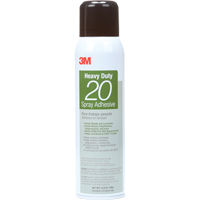 20 Heavy Duty Spray Adhesive, Clear, Aerosol Can AF163 | Johnston Equipment