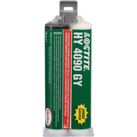 HY 4090 GY™ Structural Repair Hybrid Adhesive, Two-Part, Dual Cartridge, 50 g, Grey AF369 | Johnston Equipment