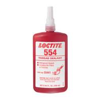 554™ Thread Sealant, Bottle, 10 ml, -53.89° C - 148.89° C/-65°F - 300°F AG435 | Johnston Equipment