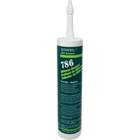 Dowsil™ 786 Silicone Sealant, 300 ml, Cartridge, White AG515 | Johnston Equipment