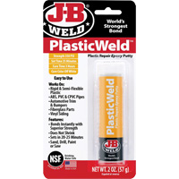 Colle époxyde PlasticWeld, 2 oz, Bâton, Blanc cassé AG584 | Johnston Equipment