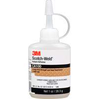 Scotch-Weld™ Instant Adhesive CA100, Off-White, Bottle, 1 oz. AMB329 | Johnston Equipment