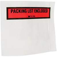 Packing List Envelope, 5-1/2" L x 4-1/2" W, Endloading Style AMB463 | Johnston Equipment