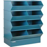Pre-Engineered Sectional Systems, 5000 lbs. Cap., 37" W x 24" D x 44" H, Blue CD360 | Johnston Equipment