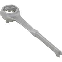 Single Ended Specialty Bung Nut Wrench, 1-1/2" Opening, 4-1/4" Handle, Non-Sparking Aluminum DC789 | Johnston Equipment