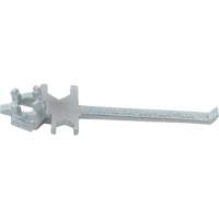 Single Ended Specialty Bung Nut Wrench, 1-1/2" Opening, 7-1/2" Handle, Zinc Cast Steel DC790 | Johnston Equipment