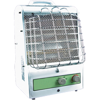 Portable Utility Heater, Fan/Radiant Heat, Electric, 5120 EA466 | Johnston Equipment
