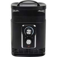 360 Degree Surround Portable Heater, Ceramic, Electric, 5200 BTU/H EB480 | Johnston Equipment