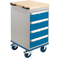 Mobile Cabinet Benches- Assembly Kits, Single FH407 | Johnston Equipment