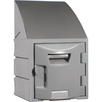 Locker, 12" x 15" x 25", Grey, Assembled FH727 | Johnston Equipment