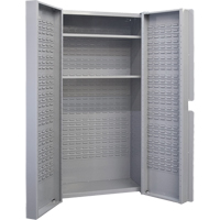 Deep Door Combination Cabinet, 38" W x 24" D x 72" H, Grey FH820 | Johnston Equipment