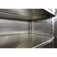 Extra Heavy-Duty Cabinet Shelf, 36" x 24", 1900 lbs. Capacity, Stainless Steel, Grey FI349 | Johnston Equipment