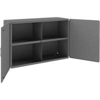 Wall-Mountable Cabinet, 24" H x 33-13/16" W x 12-3/8" D, 1 Shelves, Steel, Grey FI858 | Johnston Equipment