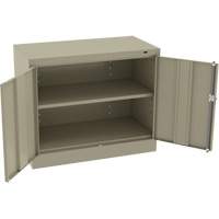 Standard Desk-High Cabinet, Steel, 30" H x 36" W x 18" D, Beige FL776 | Johnston Equipment