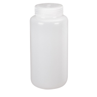 Wide-Mouth Bottles, Round, 8 oz., Plastic HB008 | Johnston Equipment