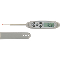 Waterproof Stem Thermometer, Contact, Digital, -40.0-450.0°F (-40.0-230.0°C) IA542 | Johnston Equipment