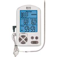 Premium Meat Thermometer & Timer, Contact, Digital, -4-122°F (-20-50°C) IC668 | Johnston Equipment