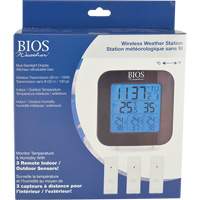 Wireless Weather Station with 3 Sensors, Non-Contact, Digital, 40-158°F (-40-70°C) IC679 | Johnston Equipment
