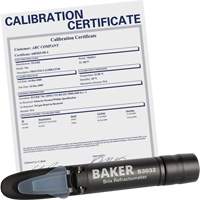 Réfractomètre avec certificat ISO, Analogue (verre-regard)-Numérique, Brix IC779 | Johnston Equipment