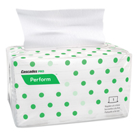 Pro Perform™ Inter-Fold Towels, 1 Ply, 4.25" x 6.5" JG645 | Johnston Equipment