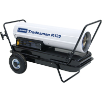Tradesman<sup>®</sup> Forced Air Heater, Fan, Kerosene, 125,000 BTU/H JG958 | Johnston Equipment