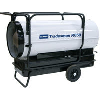 Tradesman<sup>®</sup> Forced Air Heater, Fan, Kerosene, 650,000 BTU/H JG962 | Johnston Equipment