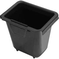 Waste Container, Deskside, Polyethylene, 4-1/4 US Qt. JK759 | Johnston Equipment