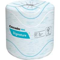 Pro Signature™ Toilet Paper, 2 Ply, 400 Sheets/Roll, 133' Length, White JL047 | Johnston Equipment