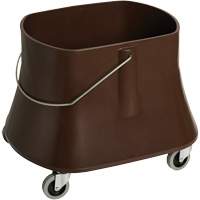 Champ™ Mop Bucket, 10 US Gal. (40 qt.) Capacity, Brown JL798 | Johnston Equipment
