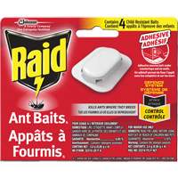 Raid<sup>®</sup> Ant Bait Traps, 5" L x 6" W x 1" H JL961 | Johnston Equipment