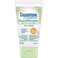 Pure & Simple<sup>®</sup> Face Sunscreen, SPF 50, Lotion JM043 | Johnston Equipment