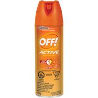 OFF! Active<sup>®</sup> Insect Repellent, 15% DEET, Aerosol, 170 g JM258 | Johnston Equipment