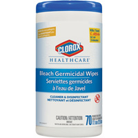 Healthcare<sup>®</sup> Disinfecting Bleach Wipes, 70 Count JO247 | Johnston Equipment