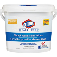Healthcare<sup>®</sup> Disinfecting Bleach Wipes, 110 Count JO248 | Johnston Equipment