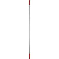 Basic Handle, Broom/Scraper/Squeegee, Red, Standard, 57" L JO878 | Johnston Equipment