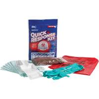 Hazwik<sup>®</sup> Quick Response Spill Kit for Bodily Fluids, Biohazard, Bag, 0.49 US gal. Absorbancy JP165 | Johnston Equipment