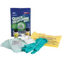 Hazwik<sup>®</sup> Quick Response Spill Kit for Chemical Spills, Hazmat, Bag, 0.33 US gal. Absorbancy JP166 | Johnston Equipment