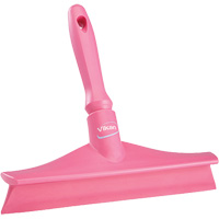 Ultra Hygiene Bench Squeegee, 10", Pink JP412 | Johnston Equipment