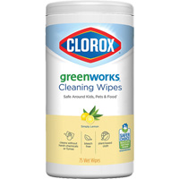 GreenWorks™ Cleaning Wipes, 75 Wipes JP569 | Johnston Equipment