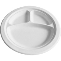 Compostable Plates with Compartments JP912 | Johnston Equipment