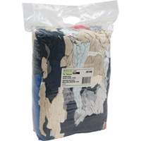 Recycled Material Wiping Rags, Fleece, Mix Colours, 10 lbs. JQ108 | Johnston Equipment