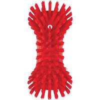 Hand Brush, Extra Stiff Bristles, 9-1/10" Long, Red JQ127 | Johnston Equipment