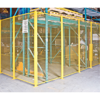 Wire Mesh Partition Components - Universal Posts, 12-1/4' H KH923 | Johnston Equipment