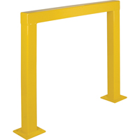 Safety Guards, 4' W x 3.5' H, Yellow KD139 | Johnston Equipment