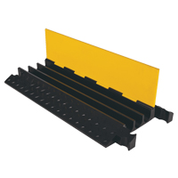 Yellow Jacket<sup>®</sup> Heavy Duty Cable Protector, 3 Channels, 36" L x 18.5" W x 2.875" H KI185 | Johnston Equipment