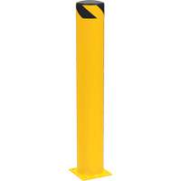 Safety Pipe Bollard, Steel, 42" H x 6-5/8" W, Yellow KI261 | Johnston Equipment