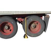 Ergo Handle Wheel Chock, 9-1/4" x 8" x 6", Black KI275 | Johnston Equipment