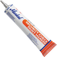 Security Check Paint Marker, 1.7 oz., Tube, White KP856 | Johnston Equipment